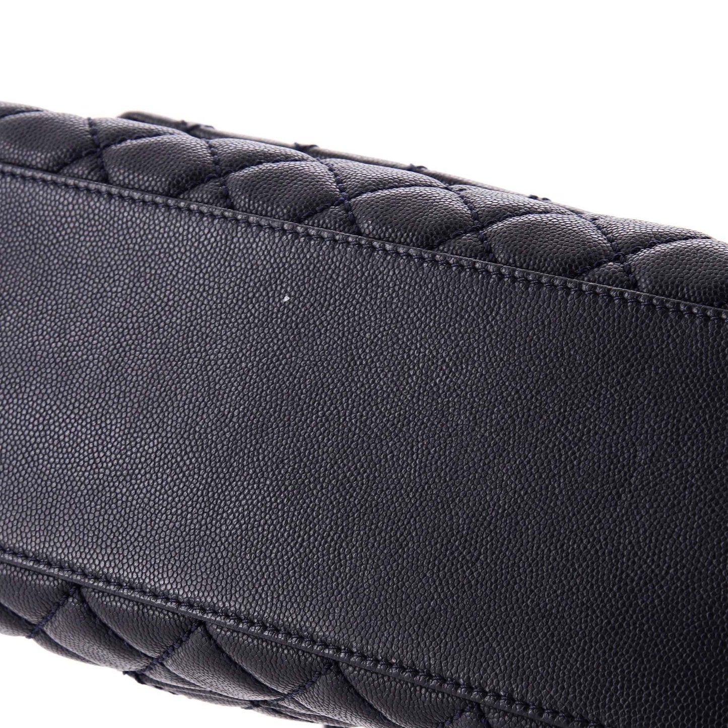 CHANELココハンドル キャビアスキン リザード