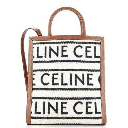 セリーヌ バーティカル カバス トートバッグ ロゴ オールオーバー テキスタイル スモール