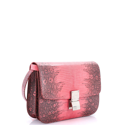 セリーヌ クラシック ボックスバッグ リザード ミディアム