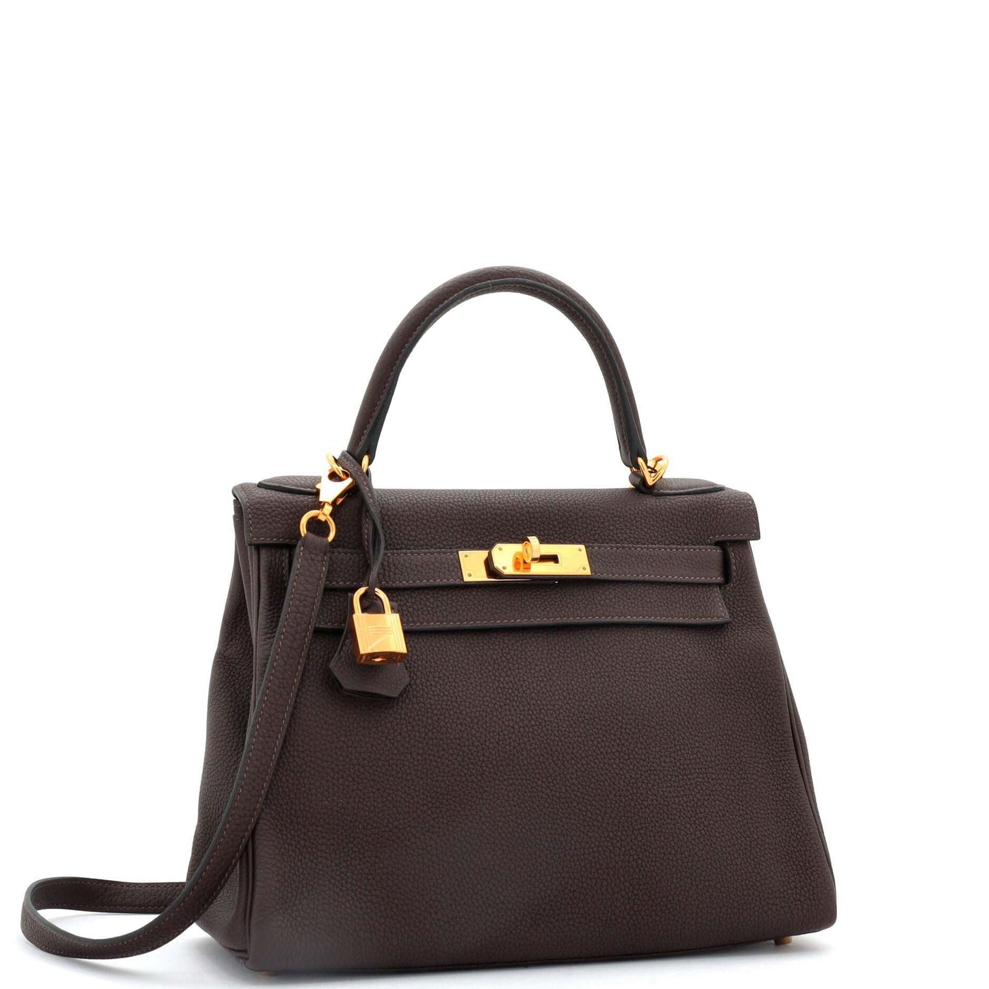 HERMESケリー ブラウン トゴ 28