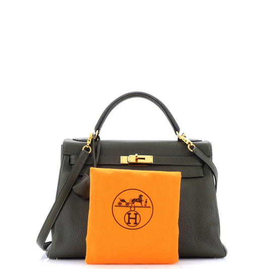 HERMESケリー グリーン トゴ 32