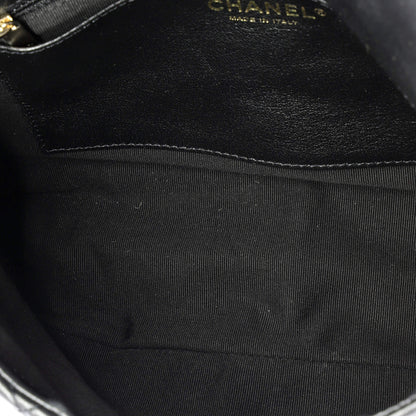 CHANEL 未使用 エナメルバッグ ラムスキン