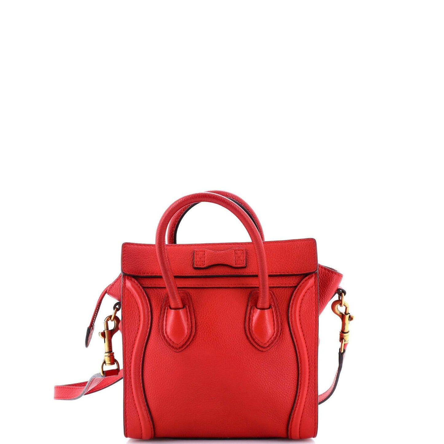 セリーヌ ラゲッジバッグ グレイニーレザー ナノ