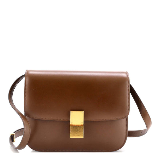 セリーヌ クラシック ボックスバッグ スムースレザー ミディアム