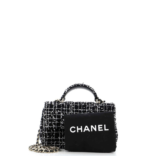 CHANEL ミニ ツイード ショルダーバッグ