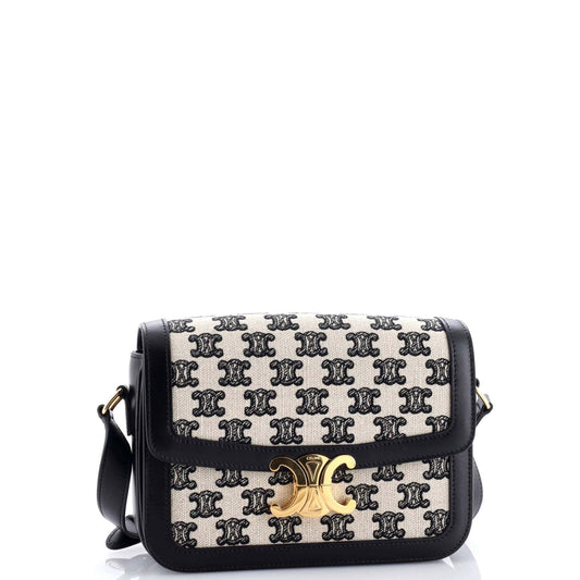 セリーヌ トリオンフ ショルダーバッグ トリオンフ キャンバス ミディアム