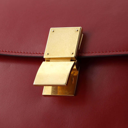 セリーヌ クラシック ボックスバッグ スムースレザー ミディアム