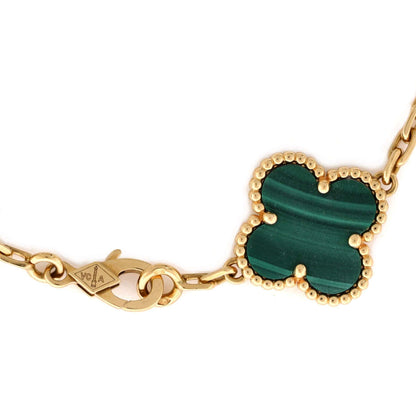 VAN CLEEFヴィンテージアルハンブラ 5 ブレスレットマラカイト