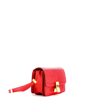 セリーヌ クラシック ボックスバッグ リザード スモール