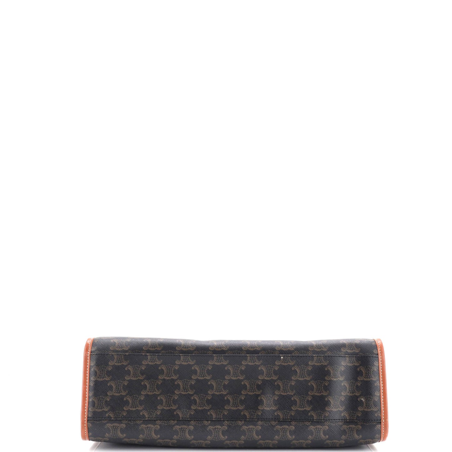 Celine Horizontal Cabas Tote Triomphe Coated Canvas Mini