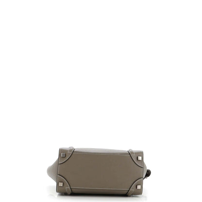 セリーヌ ラゲッジバッグ グレイニーレザー マイクロ