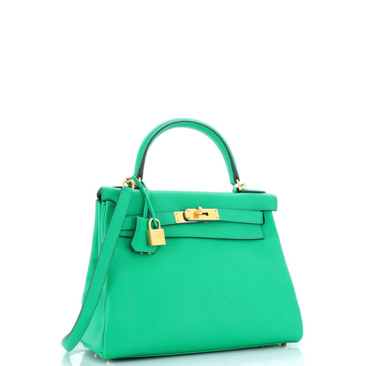 HERMESケリー グリーン エバーカラー 28