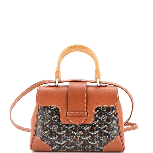 GOYARDサイゴントップハンドル ミニ ウッド