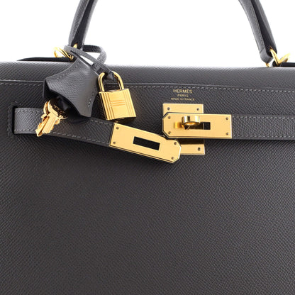 HERMESケリー グレーエプソン 28