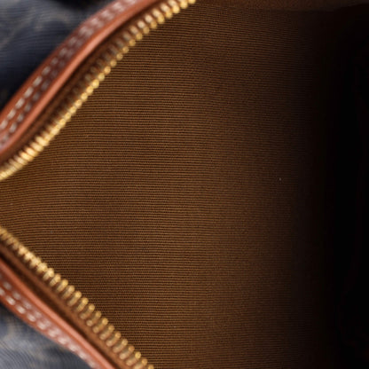 Celine Boston Bag Triomphe Coated Canvas Small