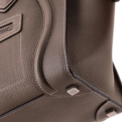 セリーヌ バイカラー ラゲッジバッグ レザー マイクロ