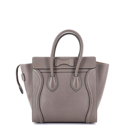 セリーヌ ラゲッジバッグ グレイニーレザー マイクロ