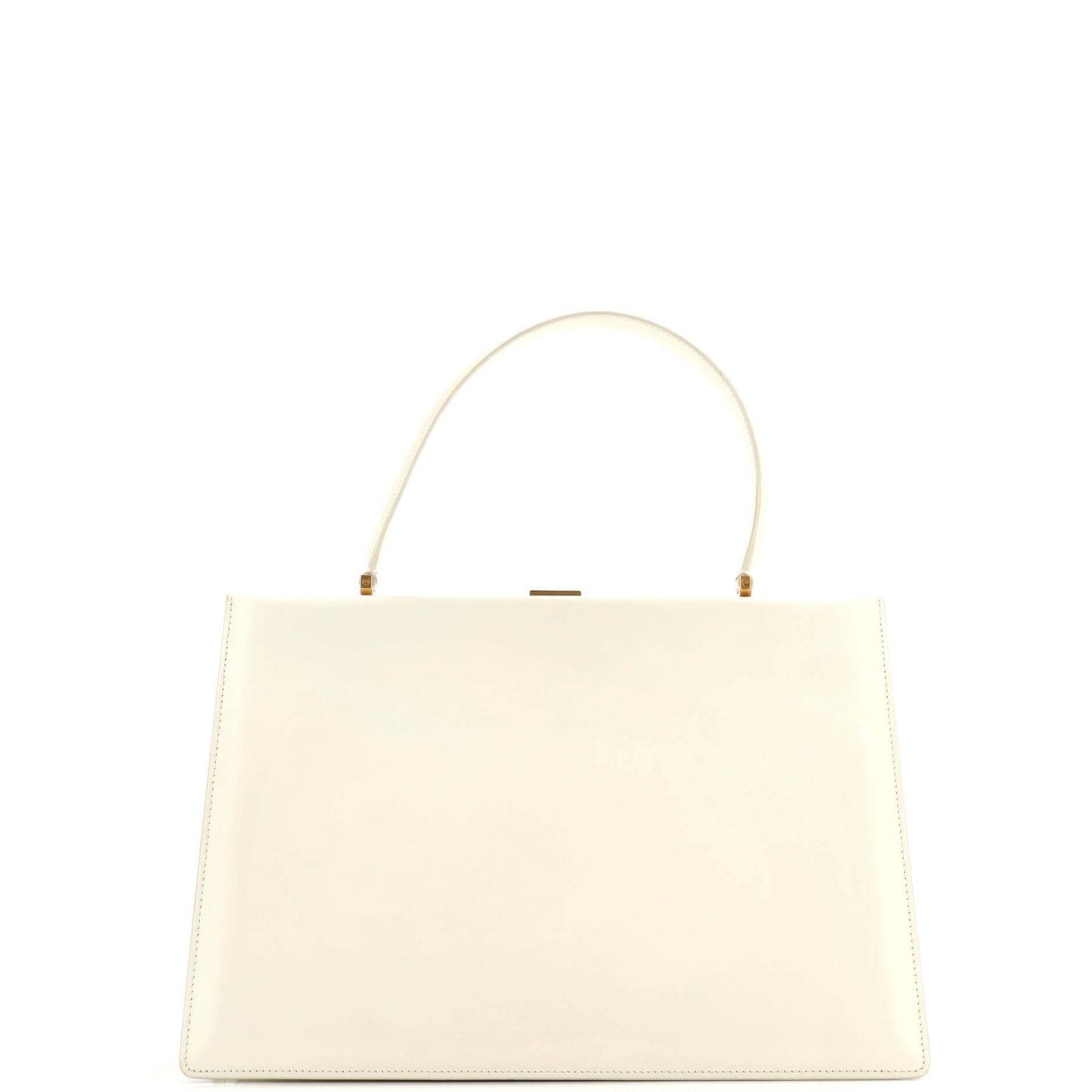 セリーヌ クラスプ トップハンドルバッグ レザー ミディアム