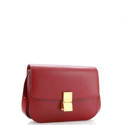 セリーヌ クラシック ボックスバッグ スムースレザー ミディアム