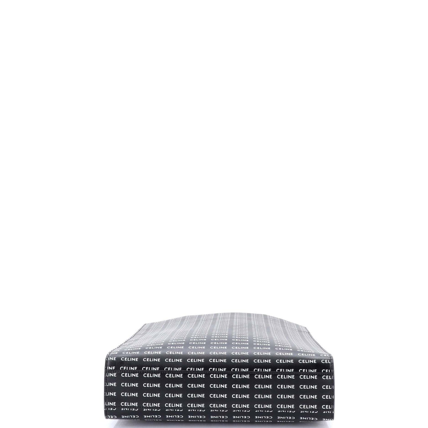 セリーヌ バーティカル カバス トート オールオーバーロゴプリント レザー スモール