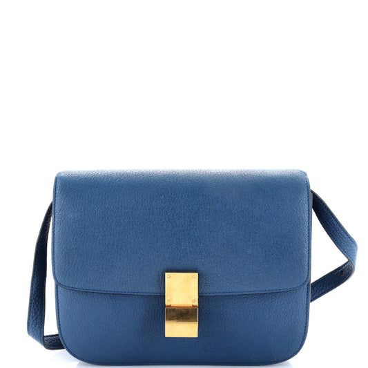 セリーヌ クラシック ボックスバッグ グレイニーレザー ミディアム