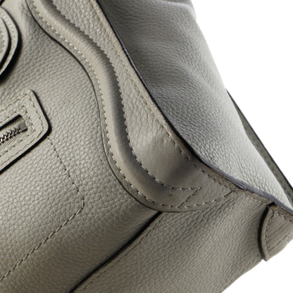 セリーヌ ラゲッジバッグ グレイニーレザー ナノ