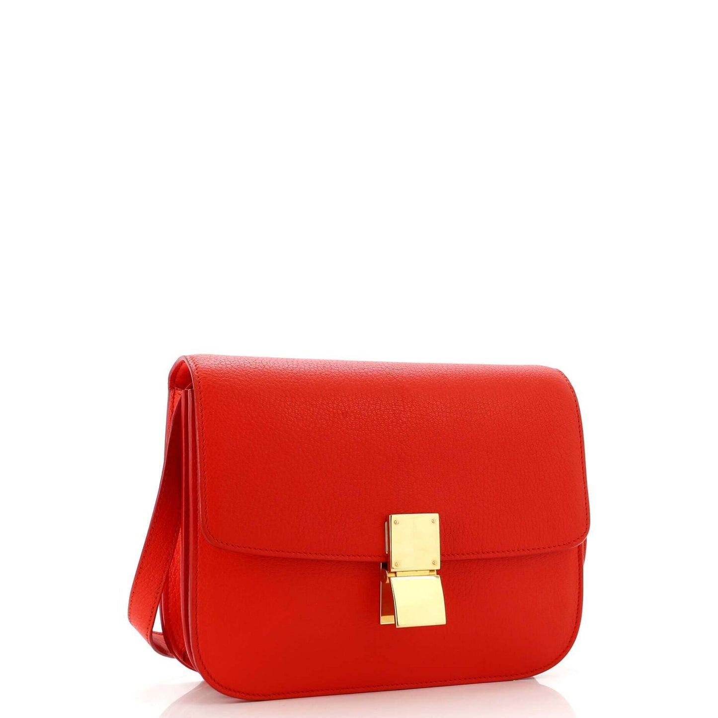 セリーヌ クラシック ボックスバッグ グレイニーレザー ミディアム