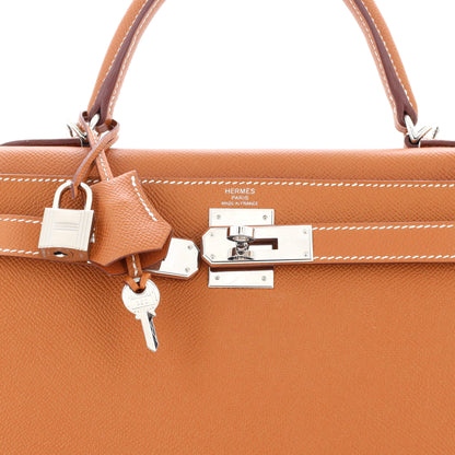 エルメス ケリー ブラウン エプソン 28