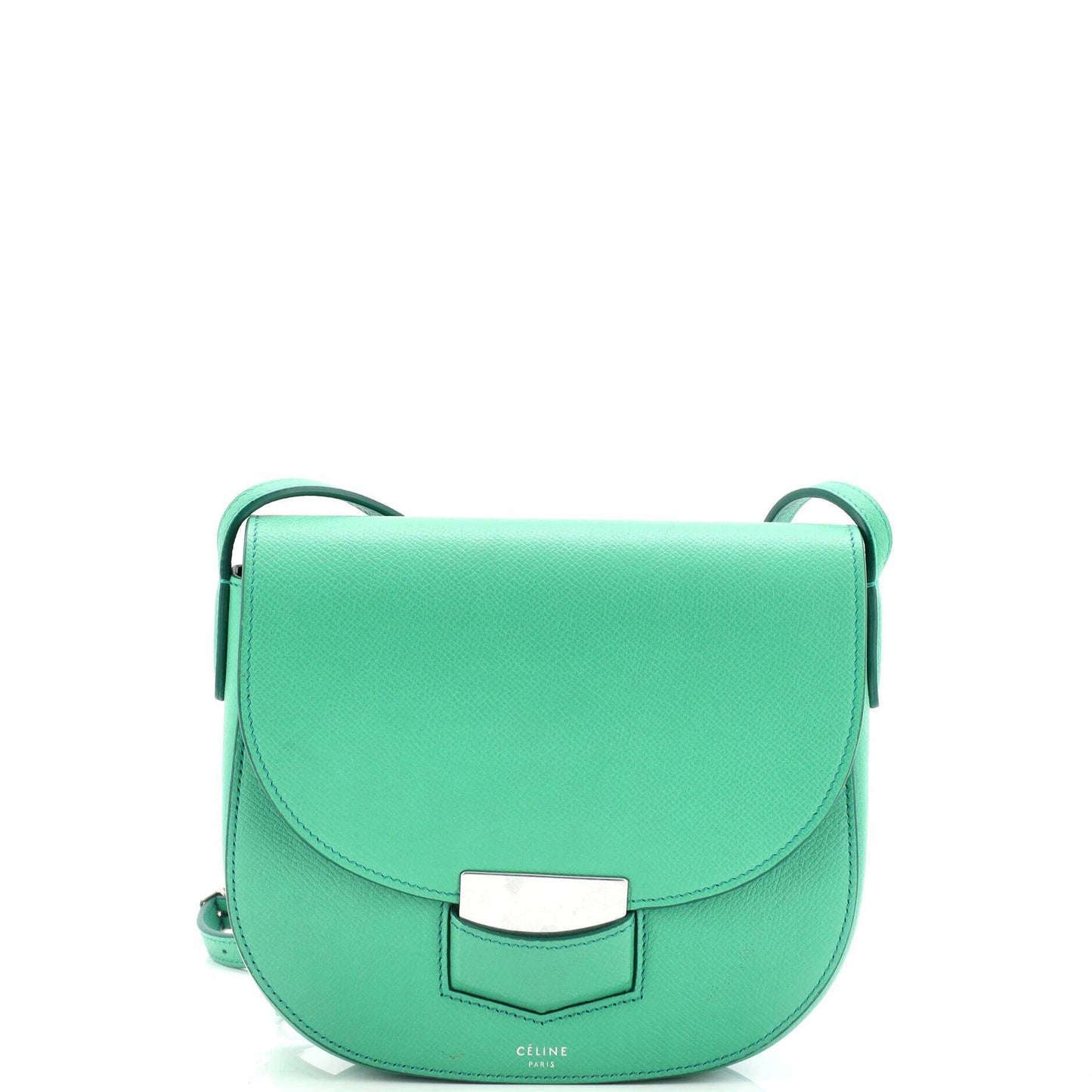 セリーヌ トロトゥール クロスボディバッグ グレイニーレザー スモール