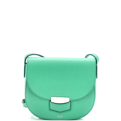 セリーヌ トロトゥール クロスボディバッグ グレイニーレザー スモール