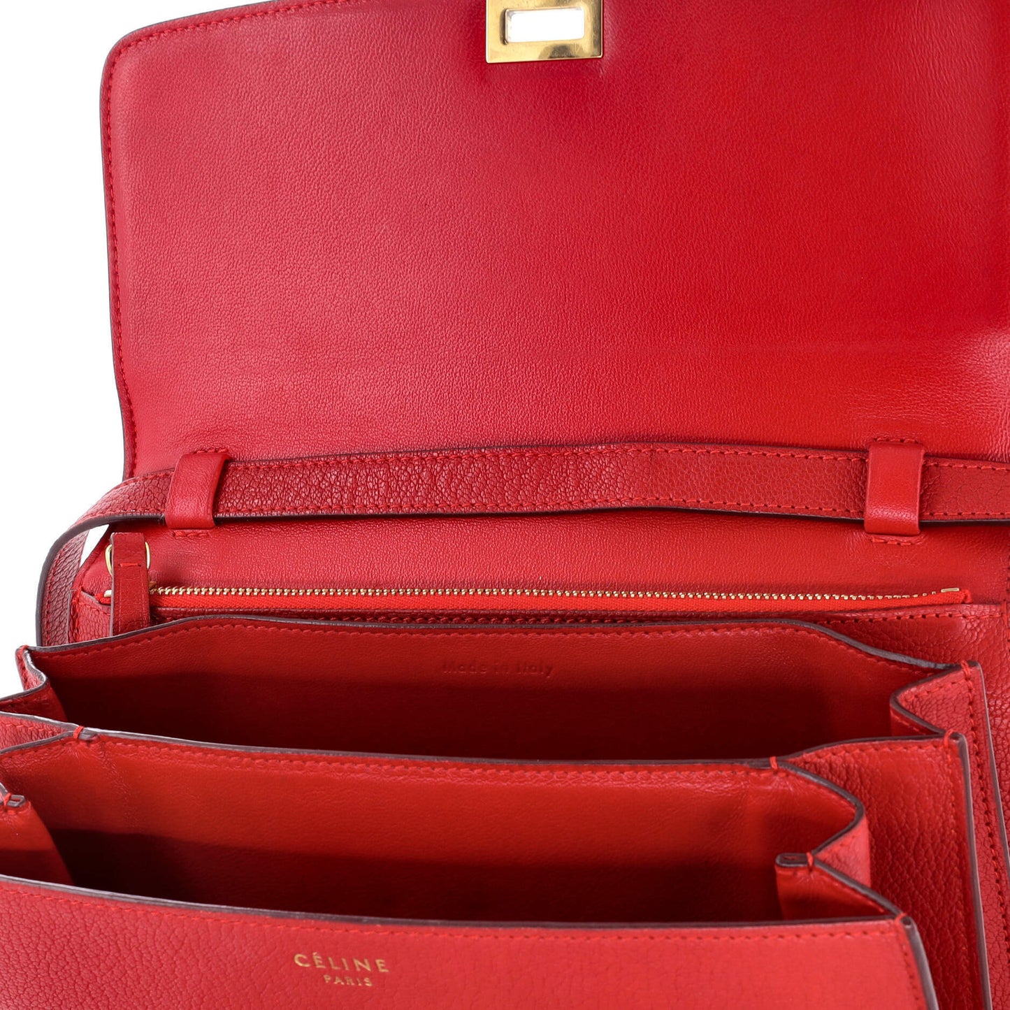 セリーヌ クラシック ボックスバッグ グレイニーレザー ミディアム