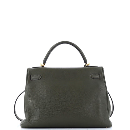 HERMESケリー グリーン トゴ 32