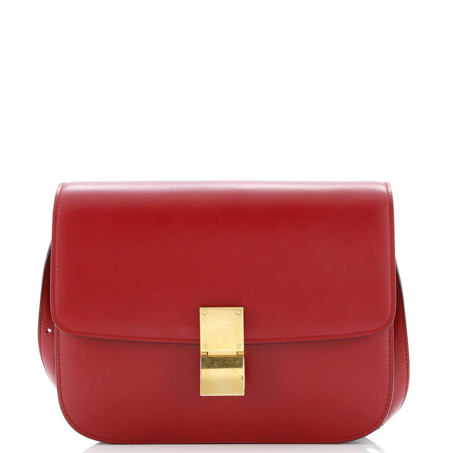 セリーヌ クラシック ボックスバッグ スムースレザー ミディアム