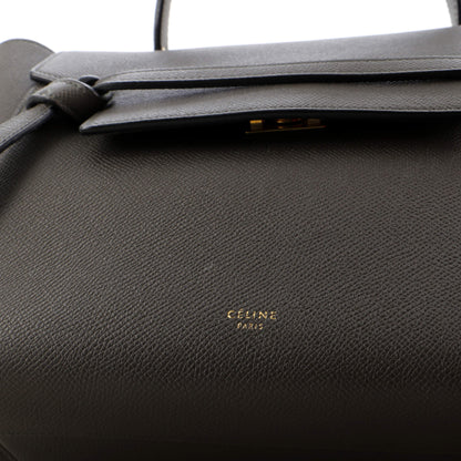 セリーヌ ベルトバッグ テクスチャードレザー マイクロ