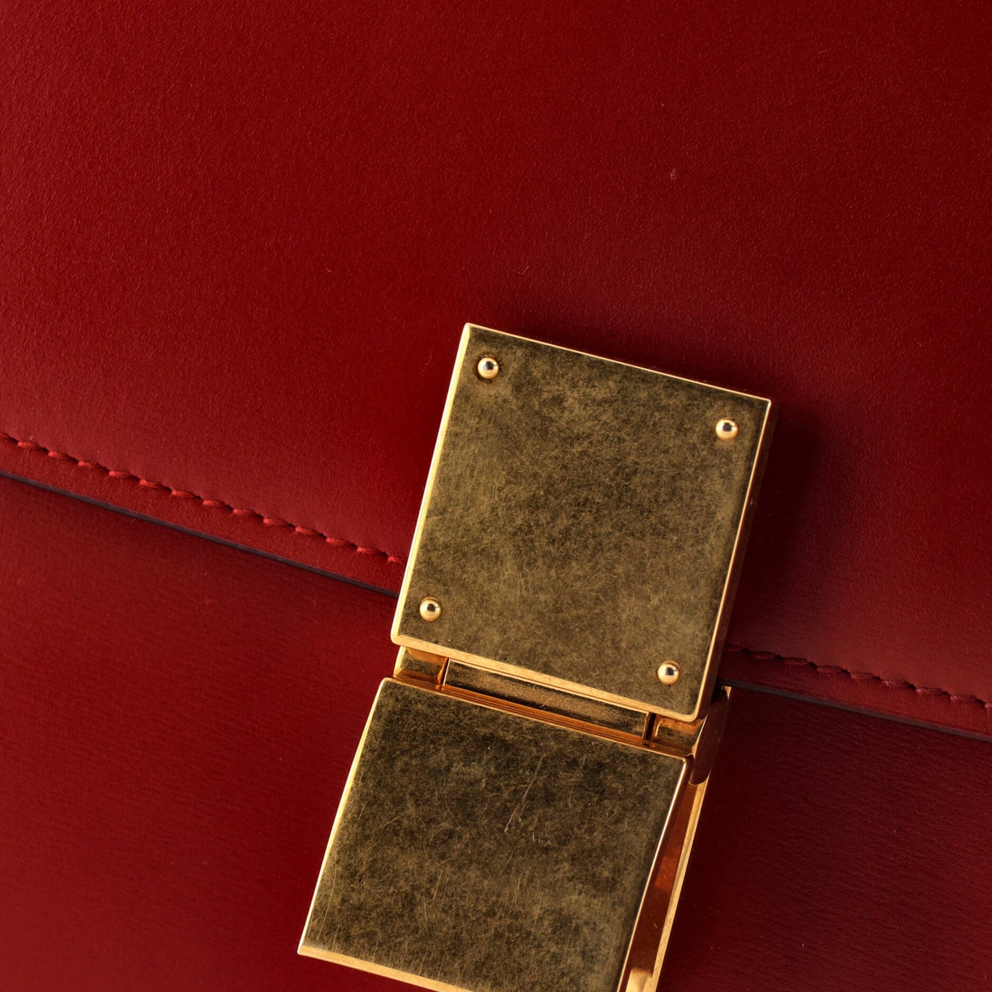 セリーヌ クラシック ボックスバッグ スムースレザー ミディアム