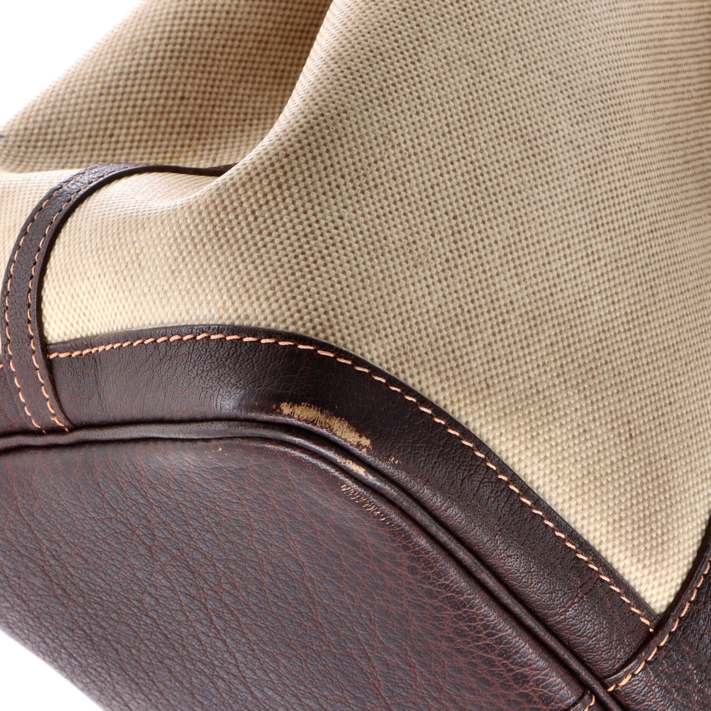 HERMESガーデンパーティートート トワル＆レザー 36