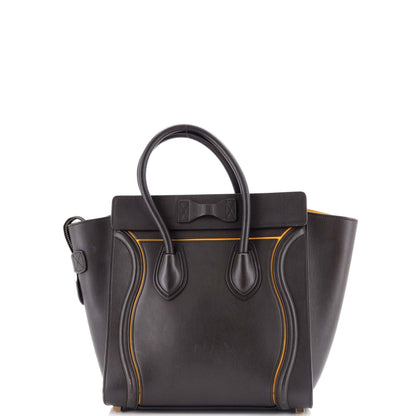 Celine Luggage Bag Smooth Leather Micro