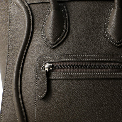 セリーヌ ラゲッジバッグ グレイニーレザー マイクロ