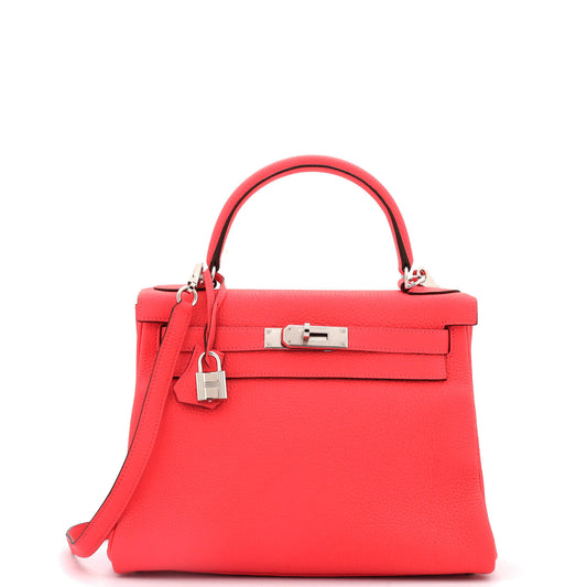 HERMESケリー レッドクレマンス 28