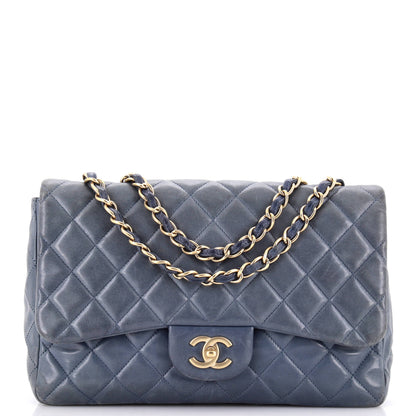 CHANEL シングル ラムスキン ジャンボ