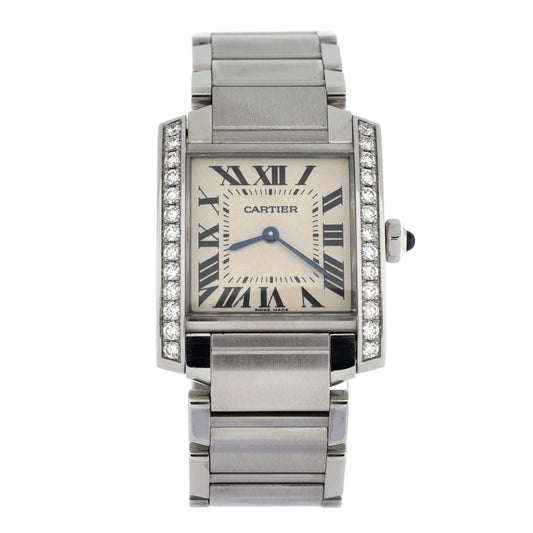 CARTIERタンクフランセーズ ベゼル 25