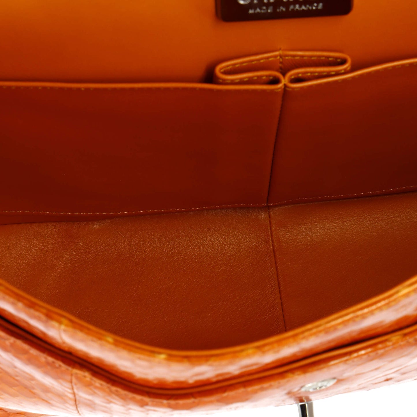 CHANELパイソン ショルダーバッグ