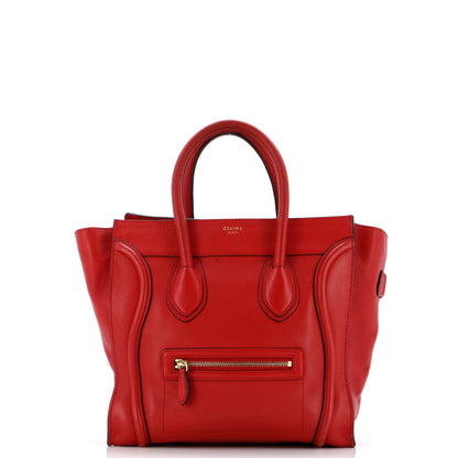 セリーヌ ラゲッジバッグ グレイニーレザー ミニ