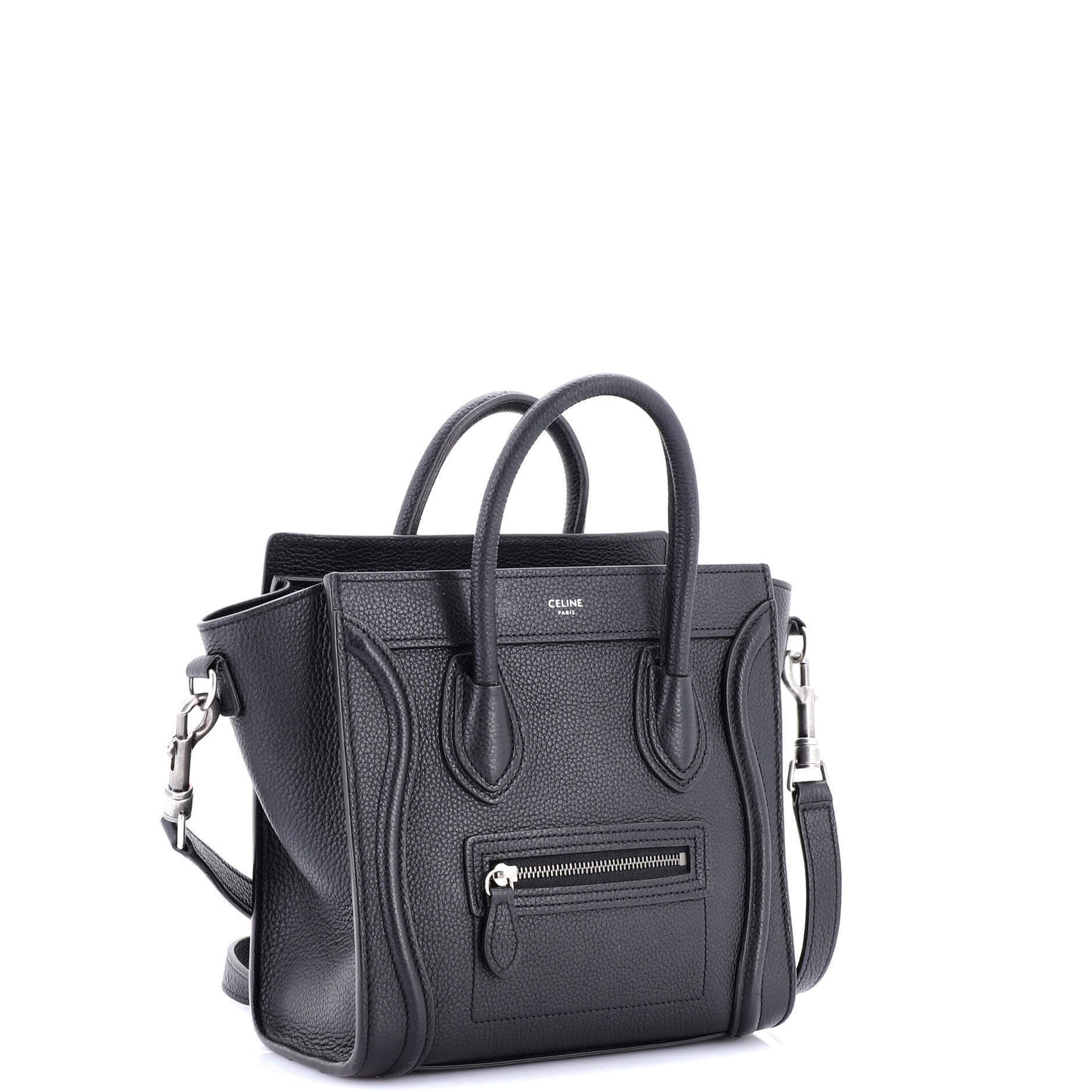 セリーヌ ラゲッジバッグ グレイニーレザー ナノ