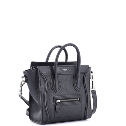 セリーヌ ラゲッジバッグ グレイニーレザー ナノ