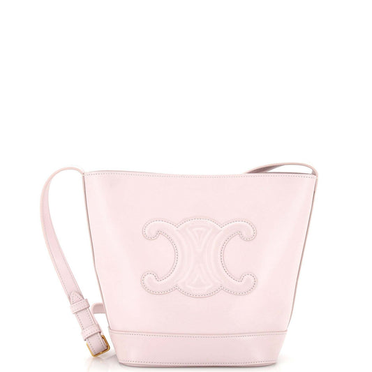 セリーヌ キュイール トリオンフ バケットバッグ レザー スモール