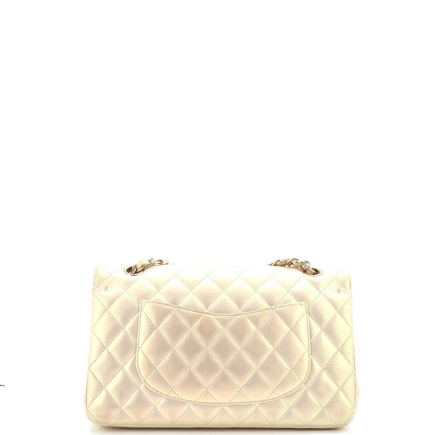 CHANEL イリディセントダブルフラップ