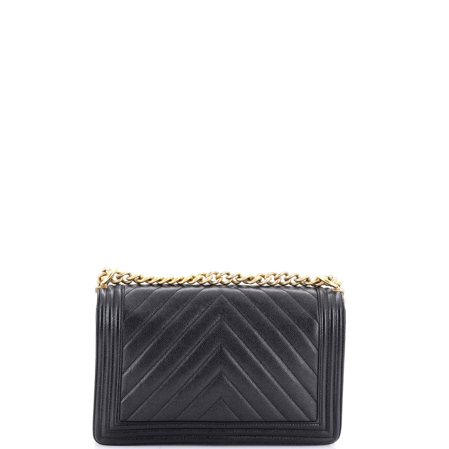 【キャビア】シャネルボーイ シェブロン NMサイズ