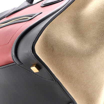 セリーヌ トリコロール ラゲッジバッグ レザー マイクロ