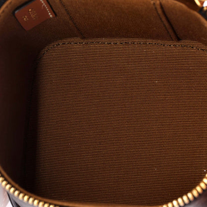 Celine Top Handle Square Vanity Case Triomphe Coated Canvas Mini